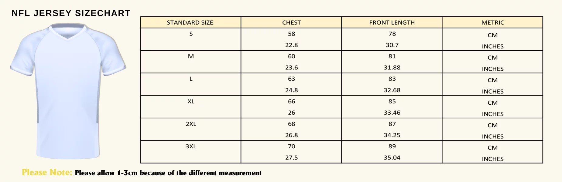 Size Chart 2