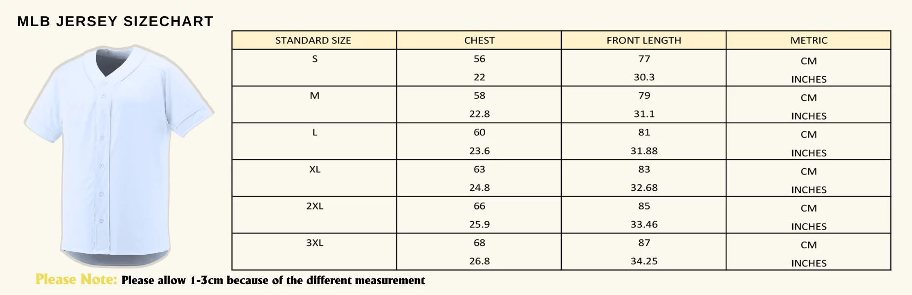 Size Chart 3