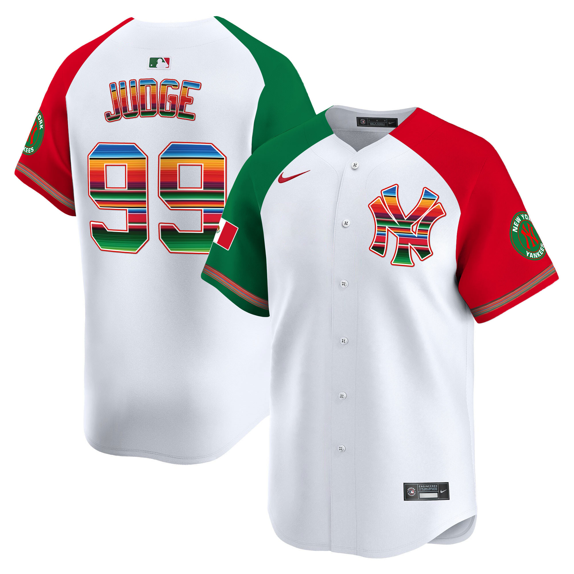 Aaron Judge Men's New York Yankees Mexico Vapor Premier Limited Alternate Jersey V61