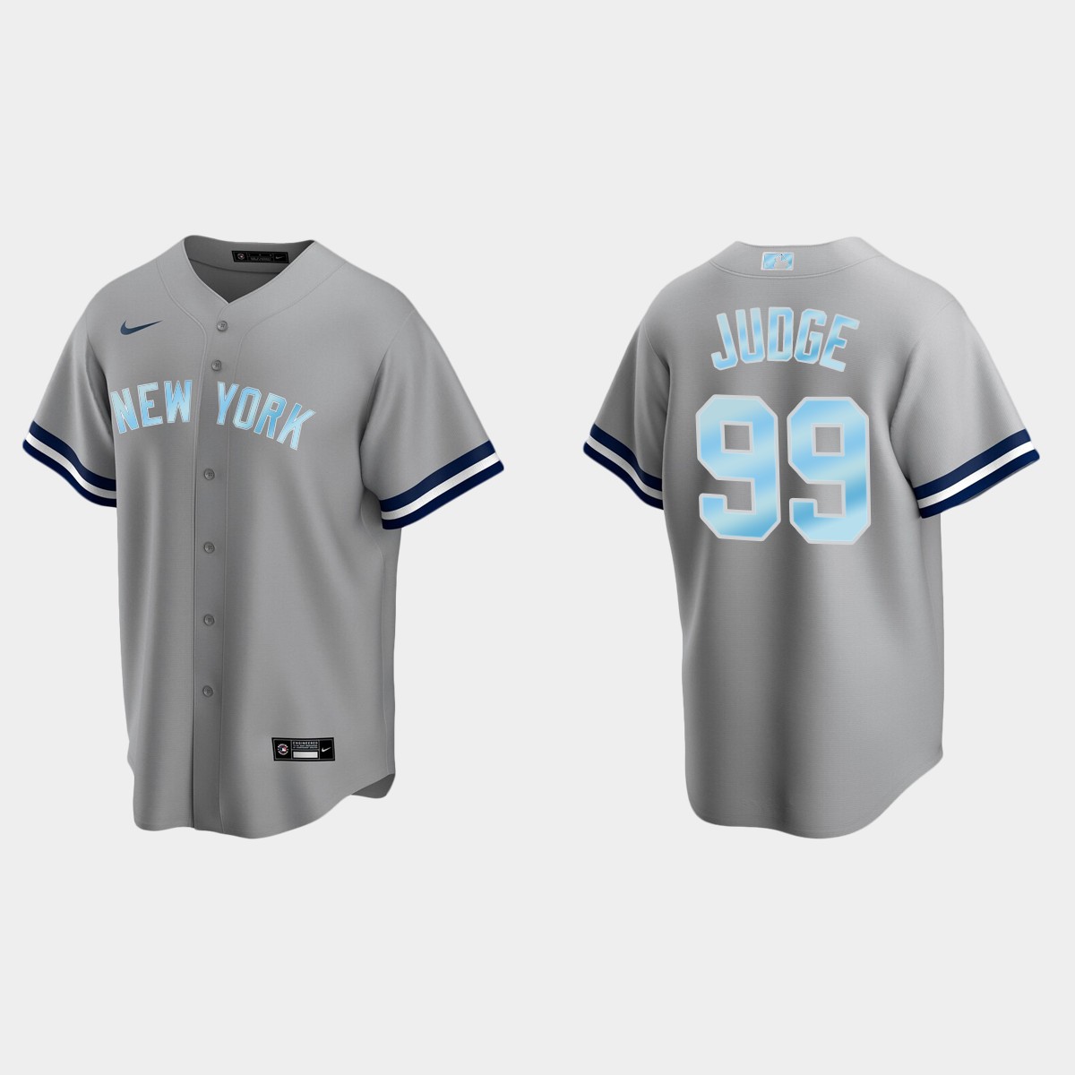 Aaron Judge New York Yankees 2022 Father's Day Gift Jersey - Gray