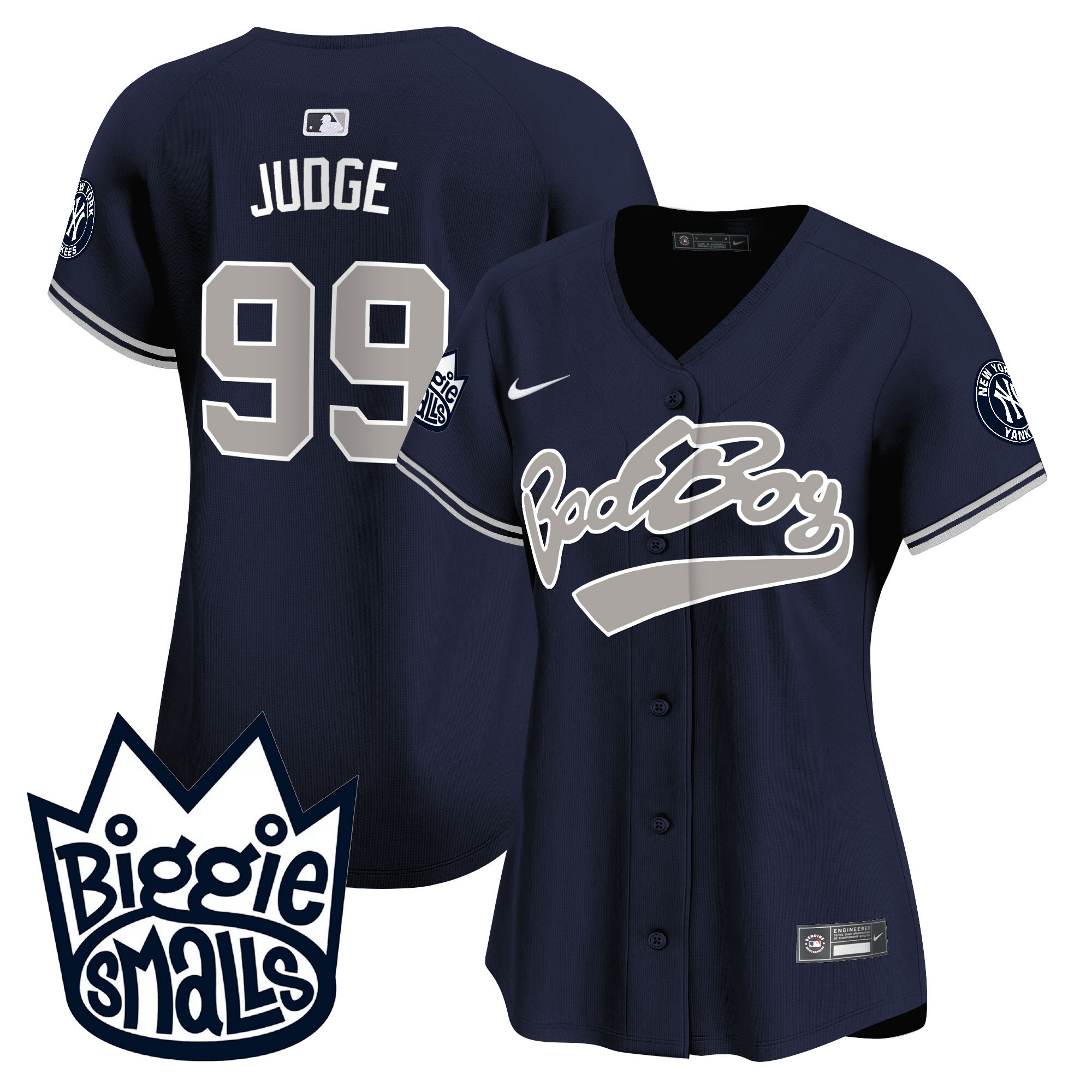 Aaron Judge Women's New York Yankees Biggie Smalls Vapor Premier Limited Alternate Jersey V37