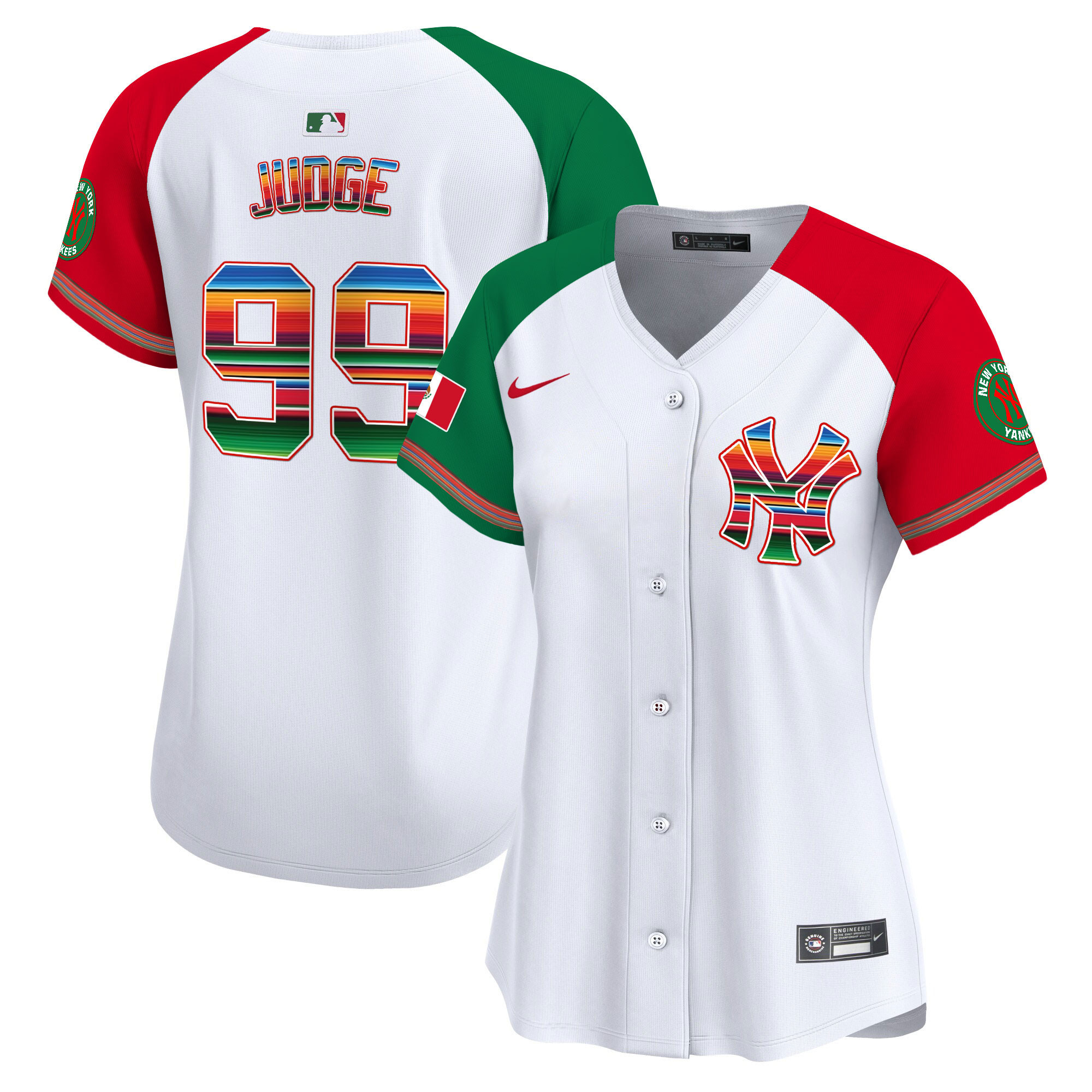Aaron Judge Women's New York Yankees Mexico Vapor Premier Limited Alternate Jersey V63