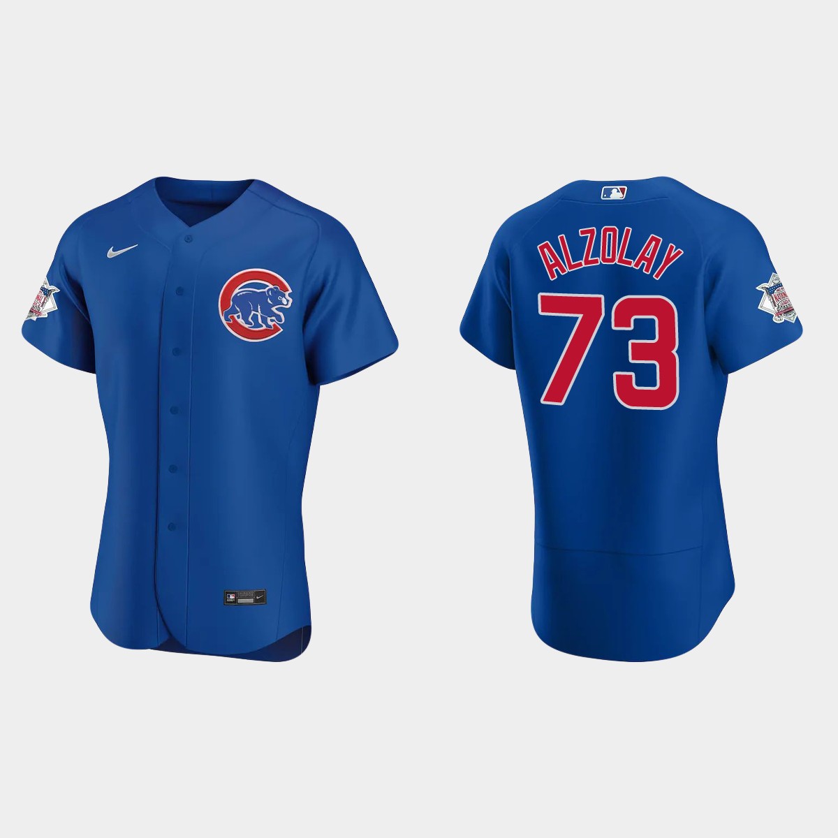 Adbert Alzolay #73 Chicago Cubs Alternate Jersey - Royal