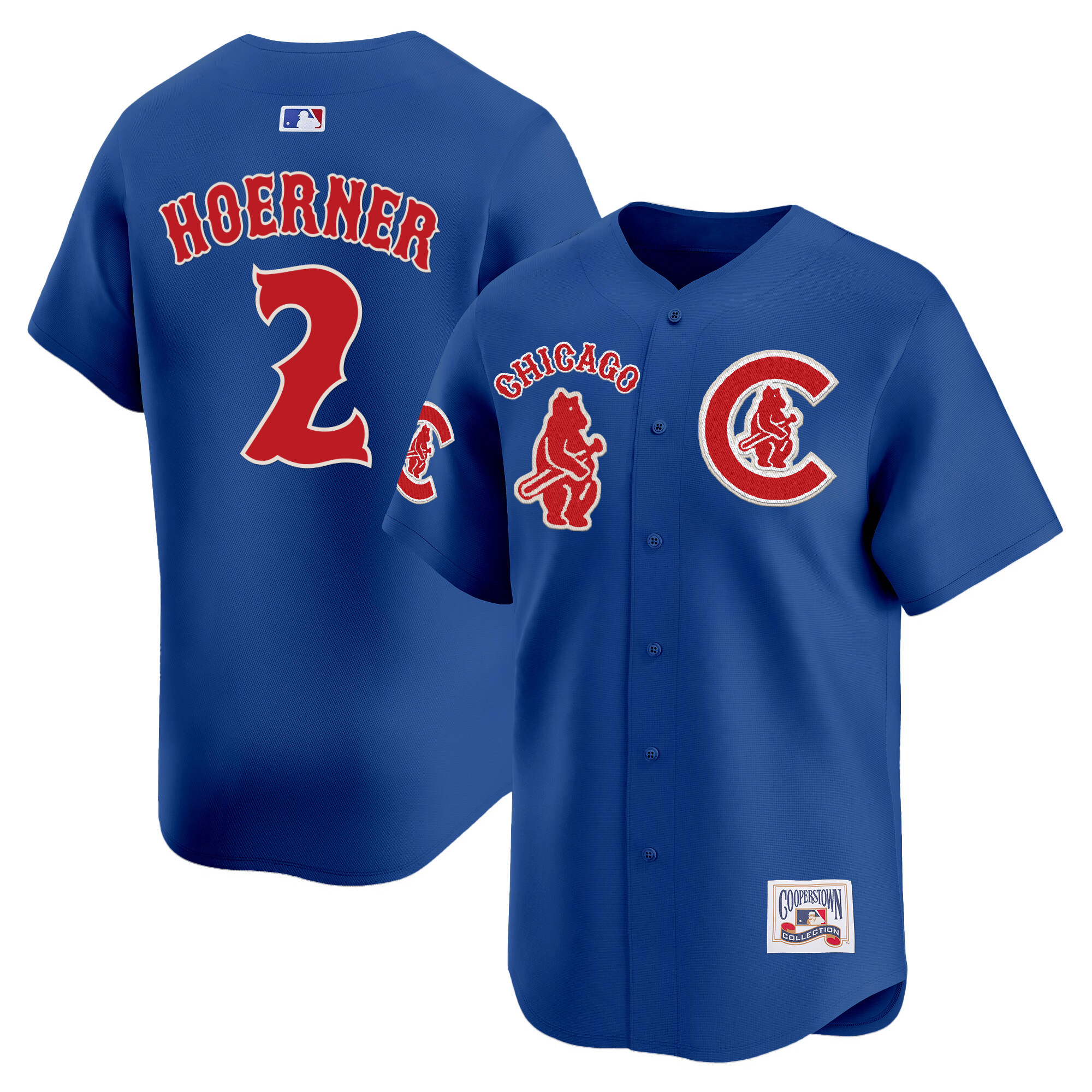 Nico Hoerner Men's Chicago Cubs Special Vapor Premier Limited V2 Royal Jersey - All Stitched