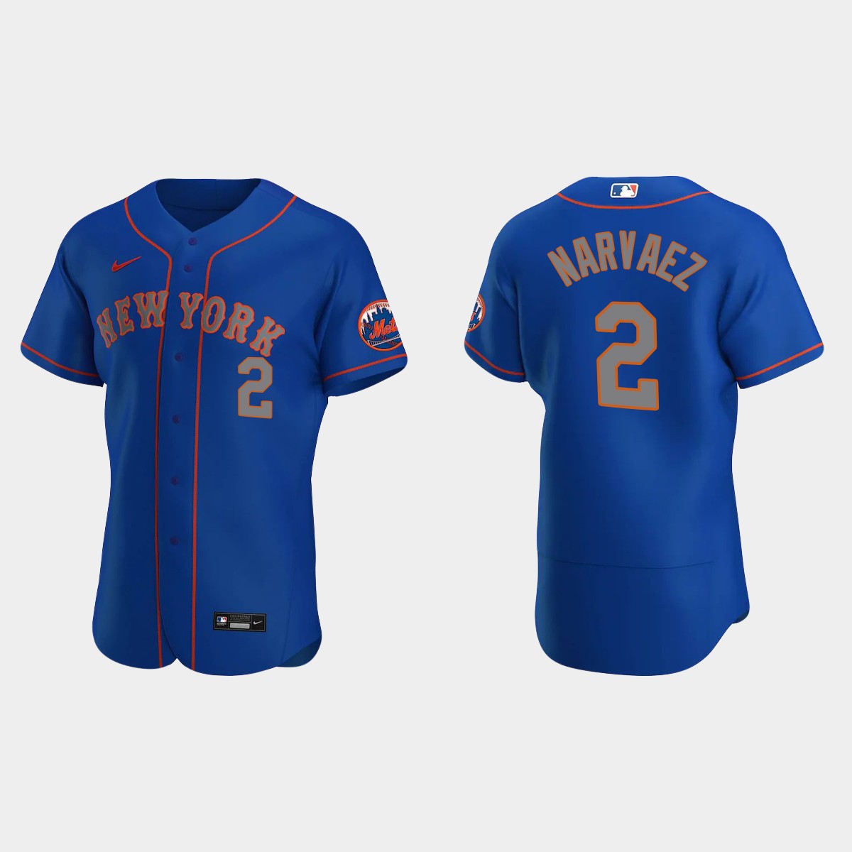 Omar Narvaez New York Mets Jersey - Royal V30