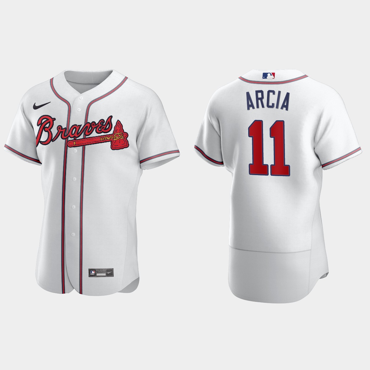 Orlando Arcia Atlanta Braves Home Jersey - White