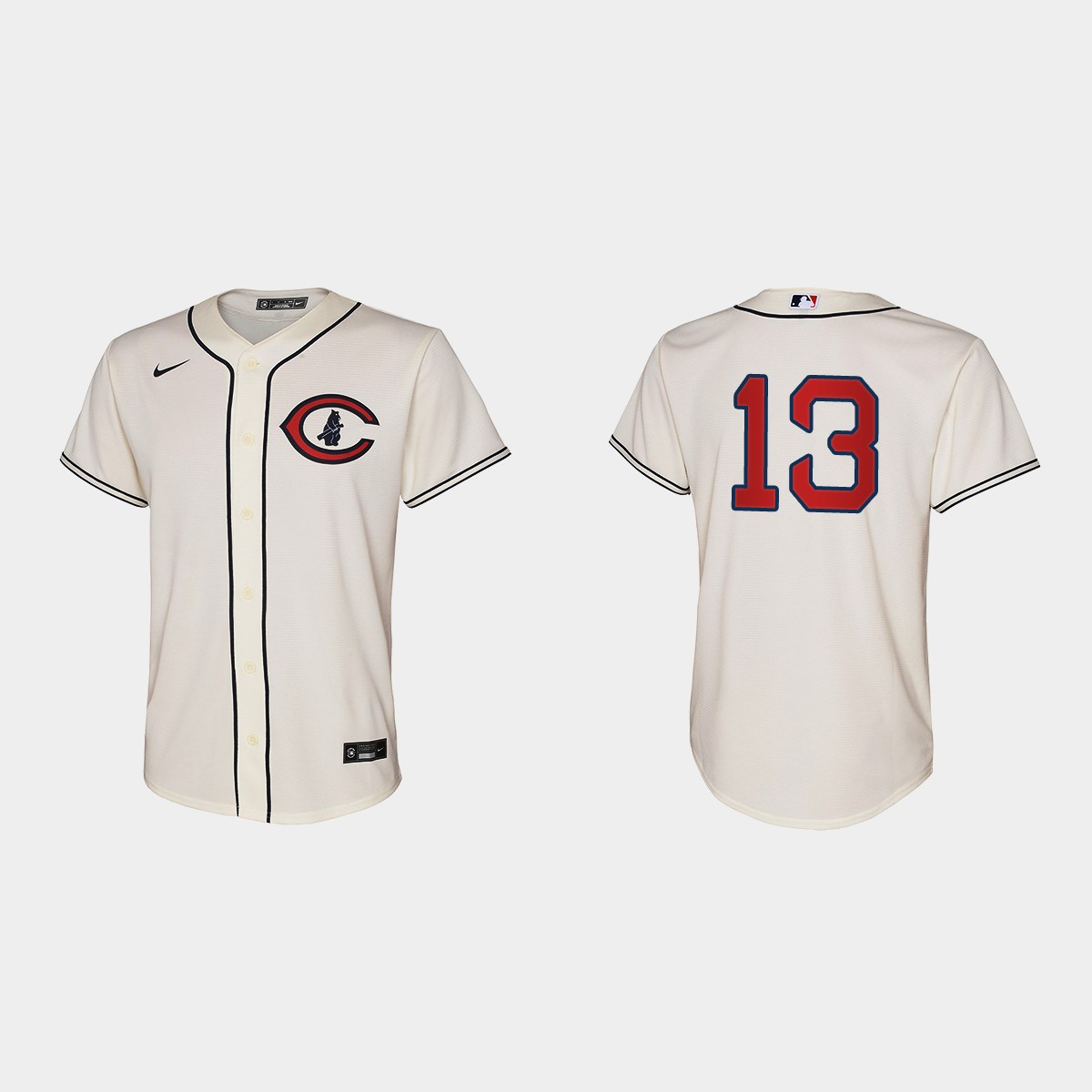 Youth Chicago Cubs David Bote Cream 2022 Field of Dreams Jersey