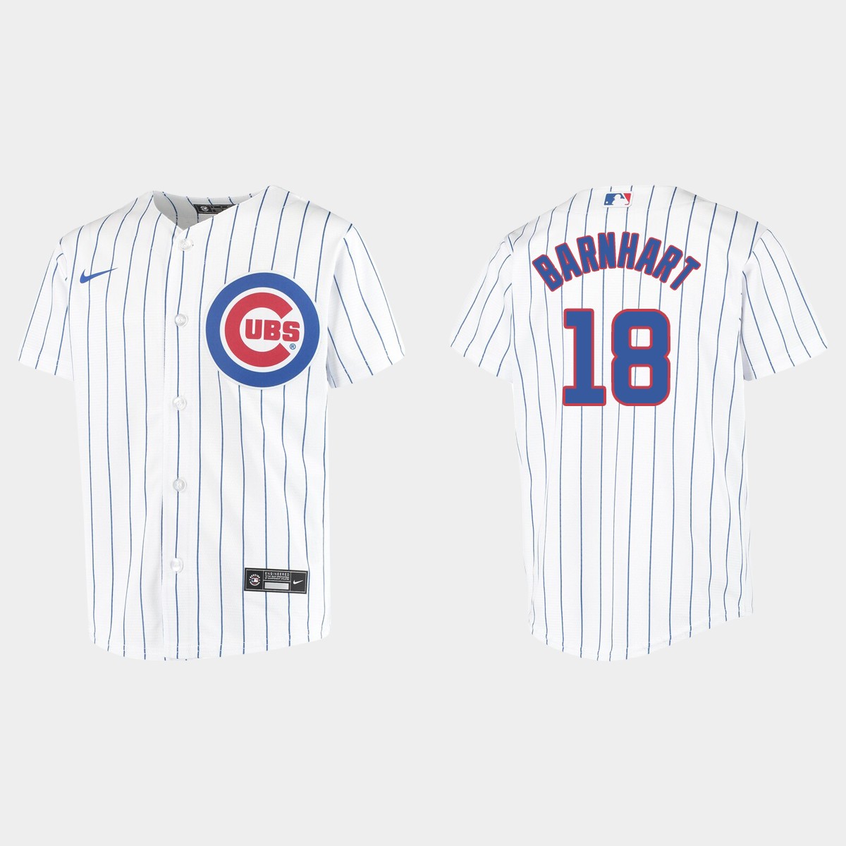 Youth Chicago Cubs Tucker Barnhart White Home Jersey