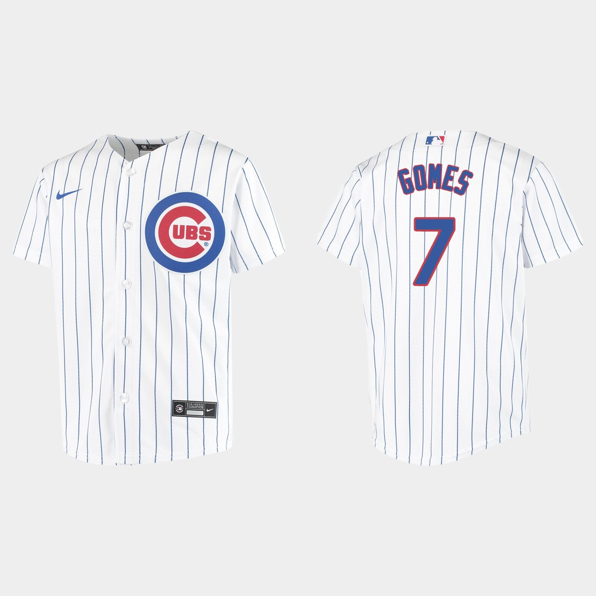 Youth Chicago Cubs Yan Gomes White Home Jersey