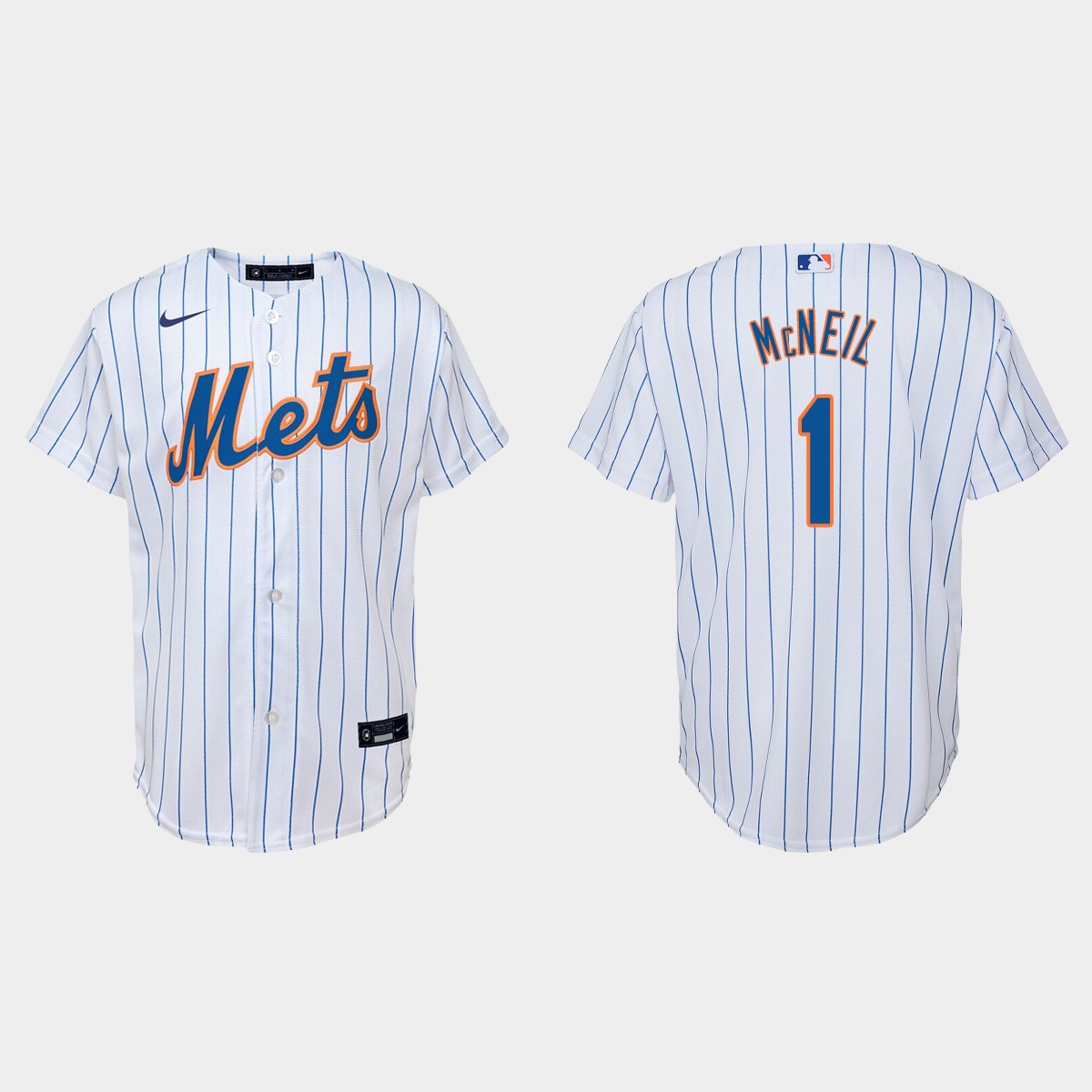 Youth New York Mets Jeff McNeil White Home Jersey V48