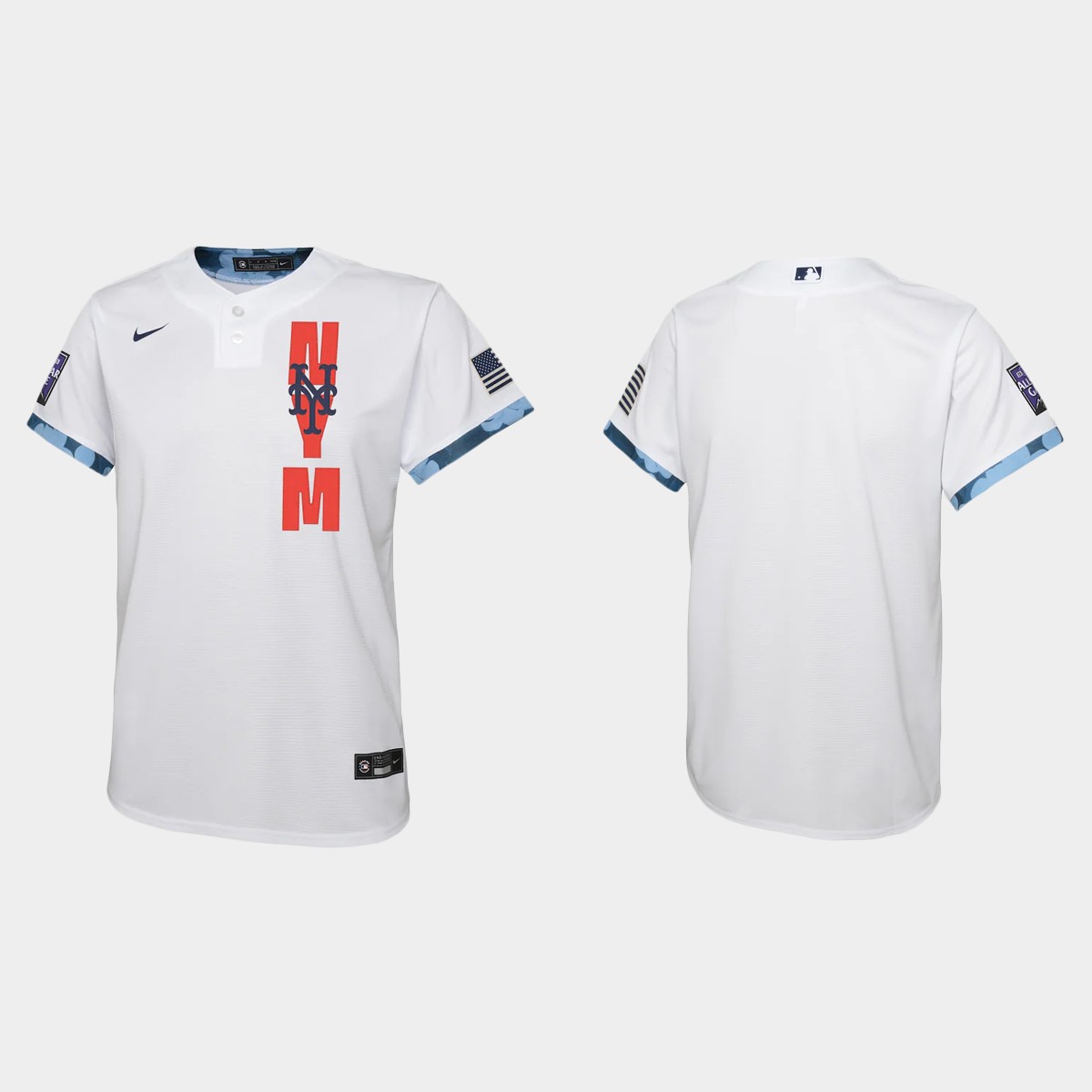 Youth New York Mets White 2021 All-Star Game Jersey V39