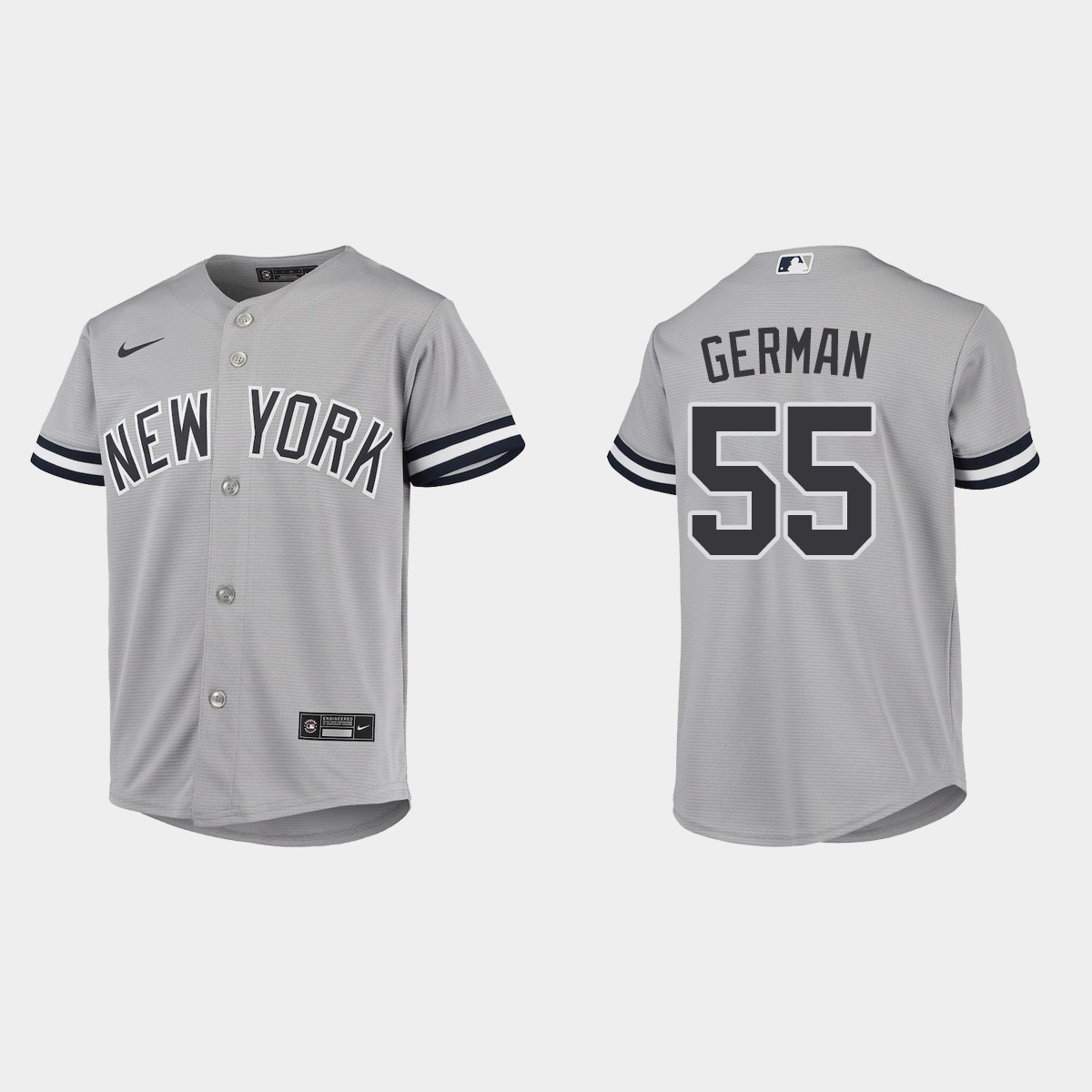 Youth New York Yankees Domingo German Gray Road Jersey