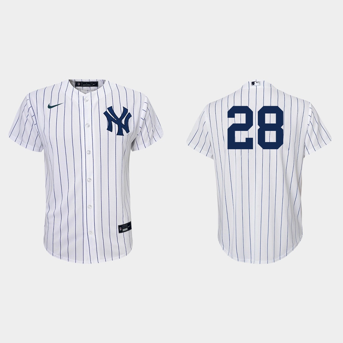 Youth New York Yankees Josh Donaldson White Navy Home Jersey