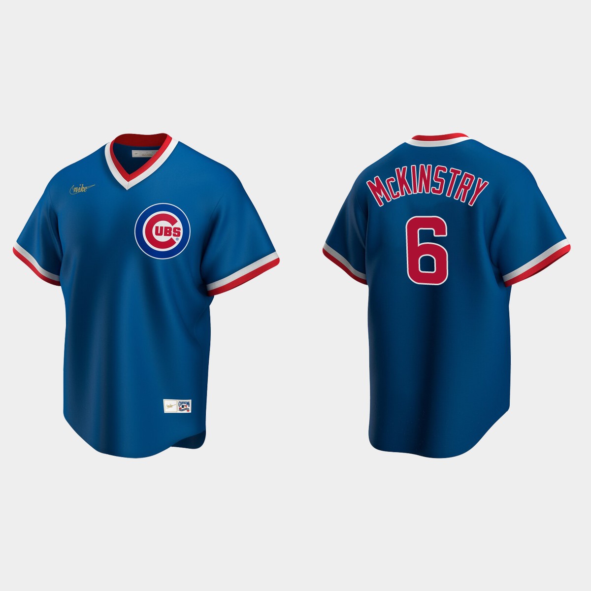 Zach McKinstry Chicago Cubs Cooperstown Collection Road Jersey - Royal