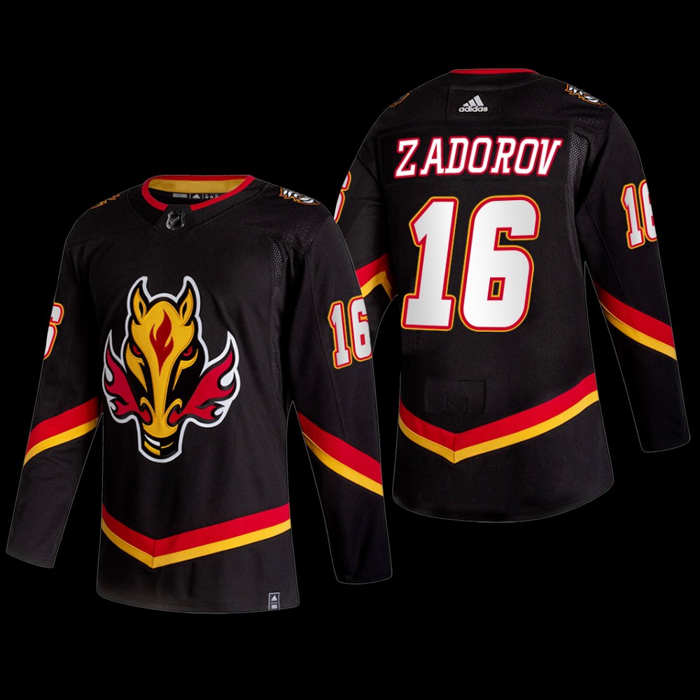 Nikita Zadorov #16 Calgary Flames Alternate 2022-23 Black Jersey