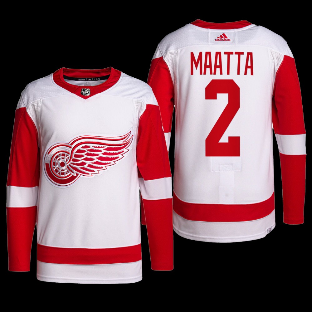 Olli Maatta Detroit Red Wings Primegreen Jersey White #2 Away Uniform
