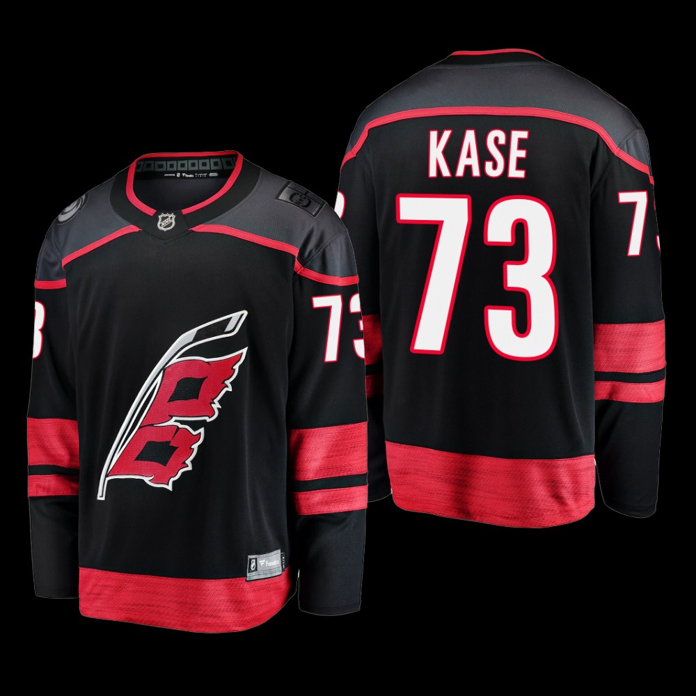 Ondrej Kase #73 Carolina Hurricanes Primary Home 2022-23 Black Breakaway Player Jersey