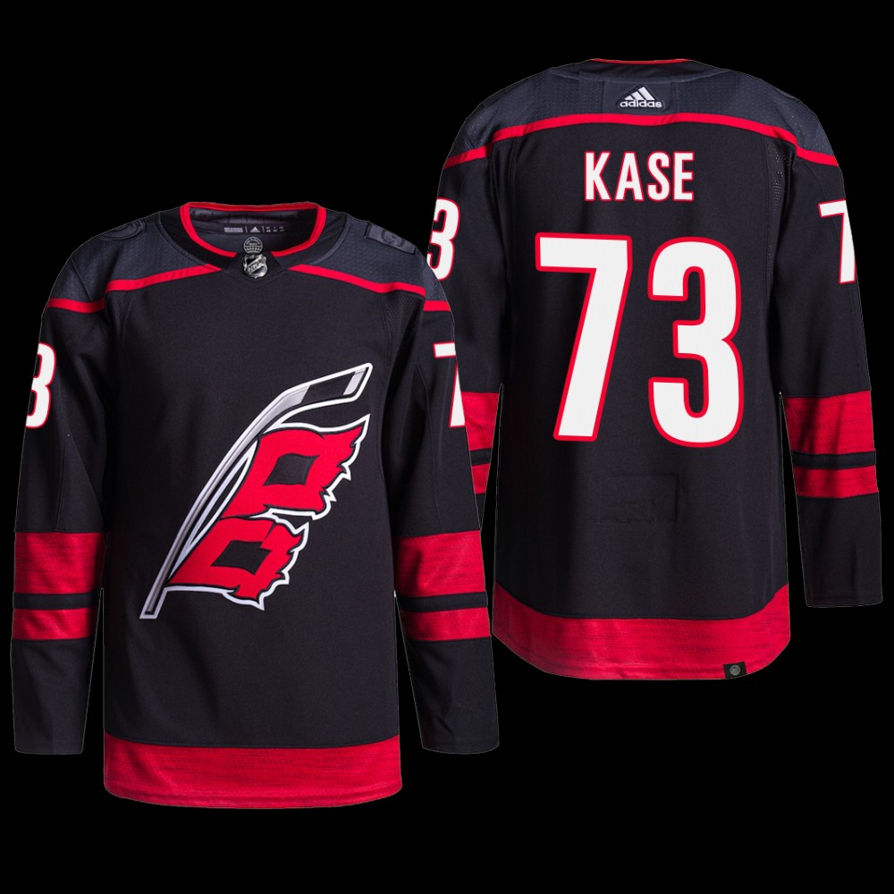 Ondrej Kase Carolina Hurricanes Primegreen Jersey 2022 Black #73 Alternate Uniform