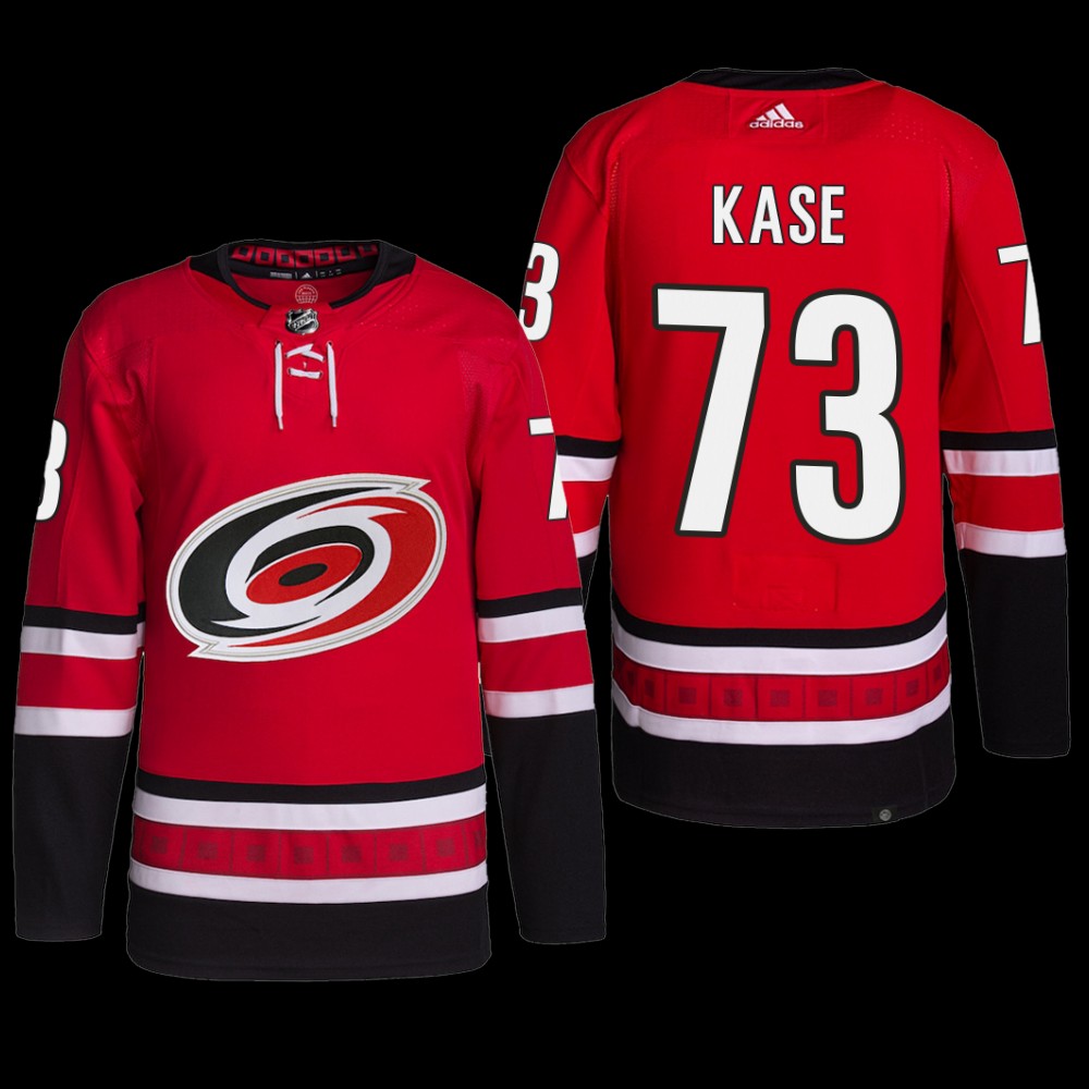 Ondrej Kase Carolina Hurricanes Primegreen Jersey 2022 Red #73 Home Uniform