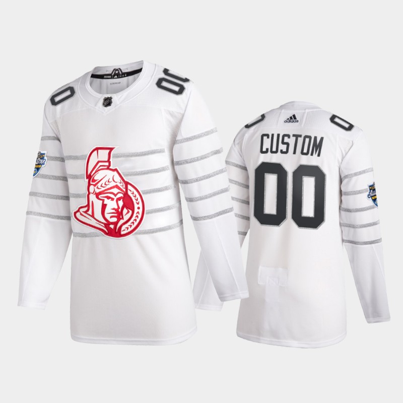 Ottawa Senators Custom #00 2020 All-Star Game White Jersey
