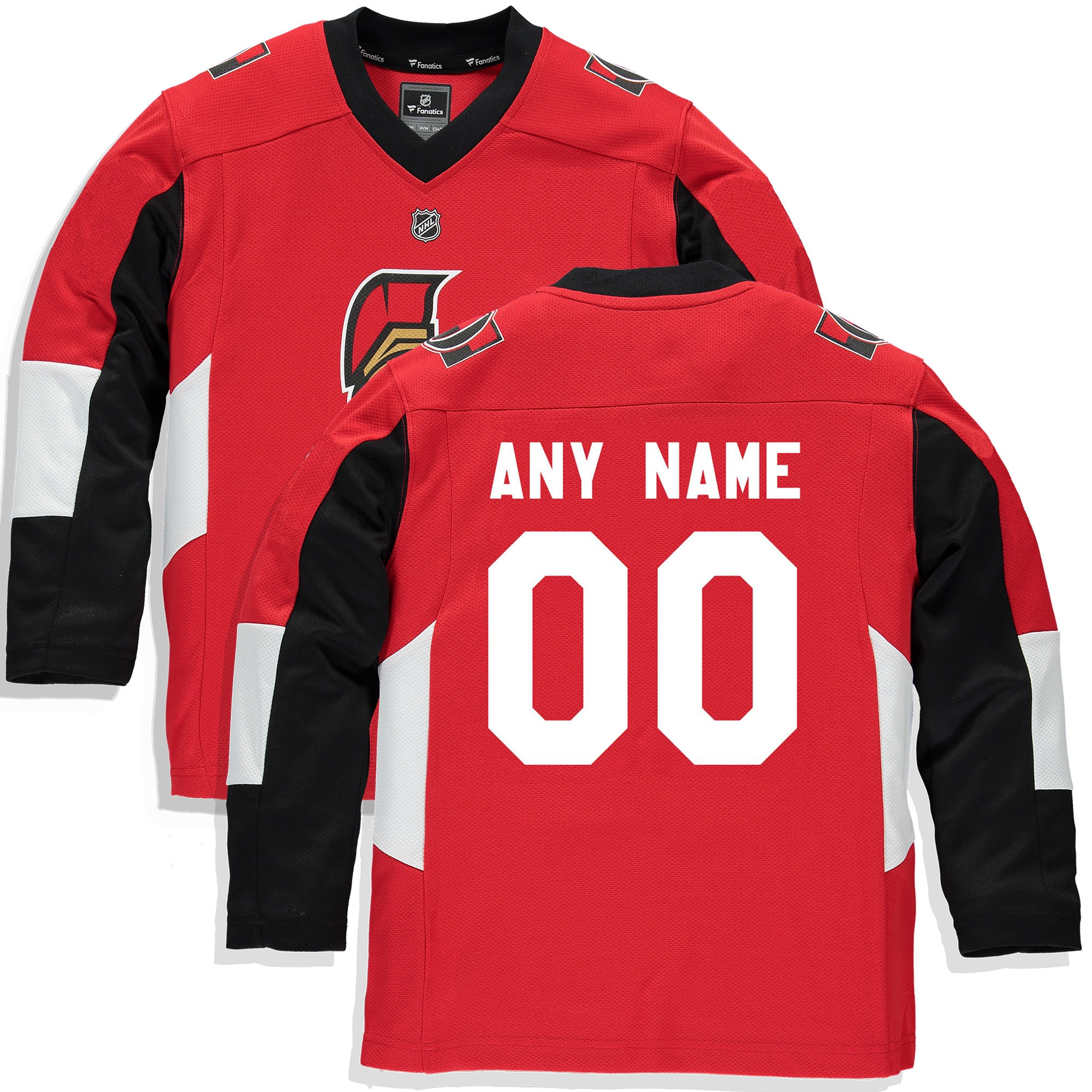 Ottawa Senators Fanatics Branded Home Replica Custom Jersey - Red Custom Jerseys 