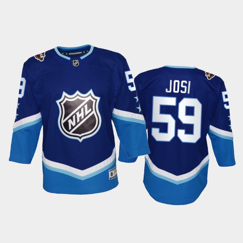 Youth Nashville Predators Roman Josi #59 2022 All-Star Western Premier Blue Jersey