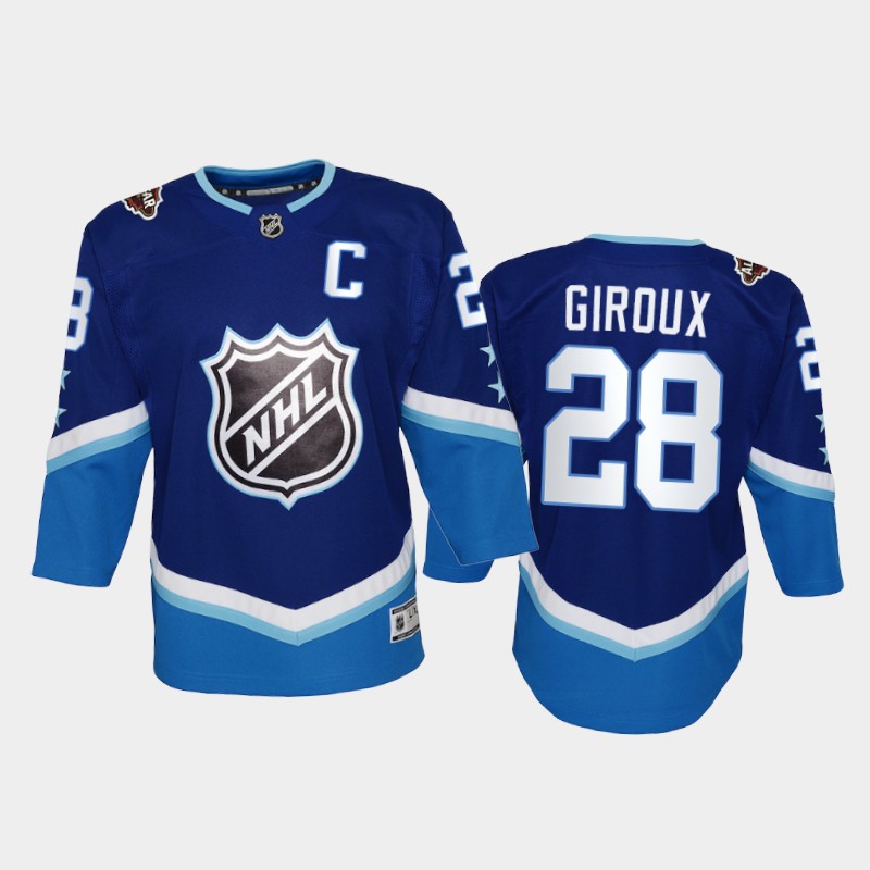 Youth Philadelphia Flyers Claude Giroux #28 2022 All-Star Game Blue Jersey