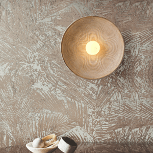 Alternative view of Retro Japanese Style Wall Circle Lamp