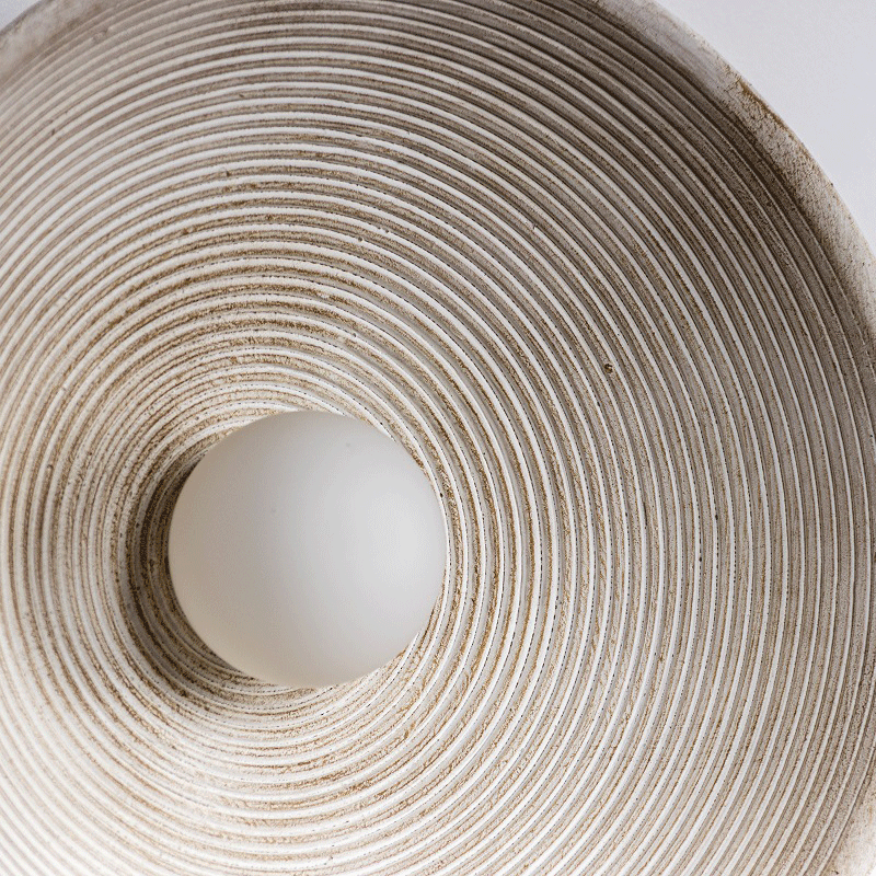Retro Japanese Style Wall Circle Lamp - Image 8