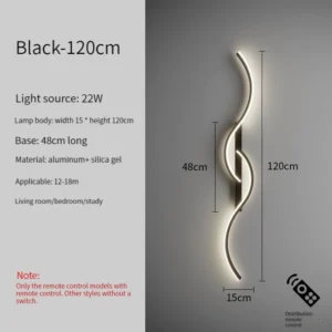 Alternative view of Led Bedside Wall Sconce Lamp