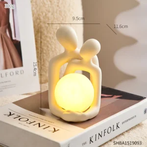 Alternative view of Nordic Style Creative Couple Table Lamp