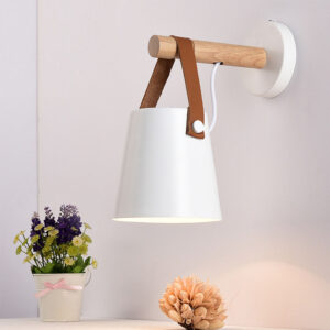 Alternative view of Wooden Sconce Wall Lamp